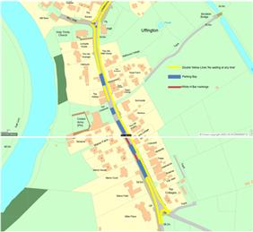 Proposed parking restrictions for Uffington